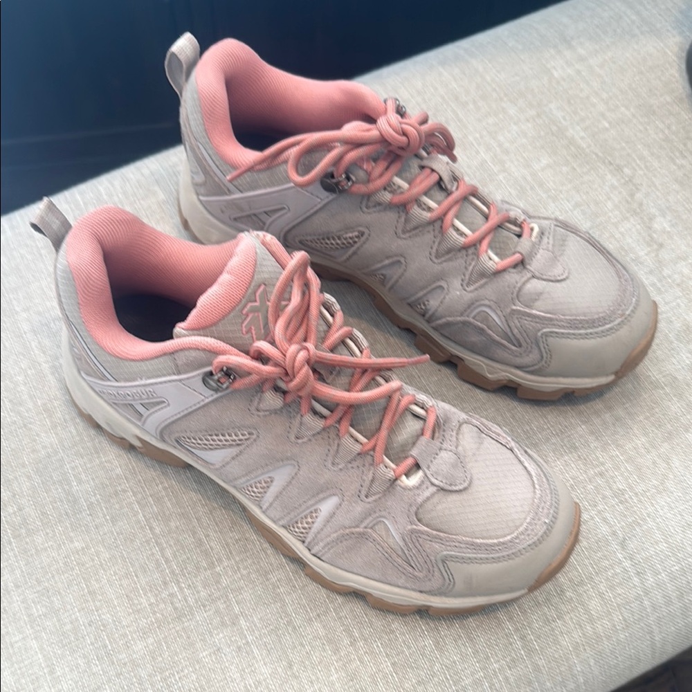 ZeroXposur Pink and Gray Athletic Shoes - Picture 1 of 3